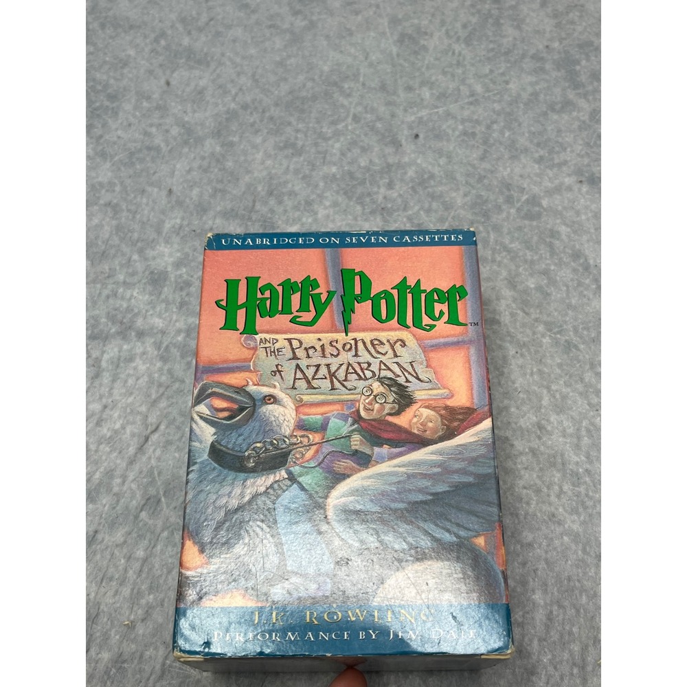 Harry Potter Prisoner of Azkaban Audiobook 7 Cassette Tape Jim Dale‎ Unabridge